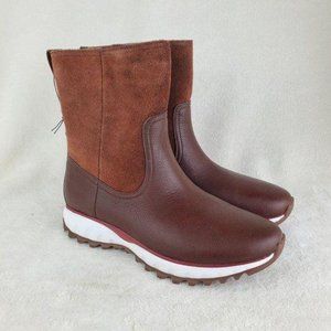 Cole Haan ZERØGRAND XC Waterproof Harvest Brown Suede Leather Pull-On Boot 7B